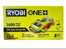 Ryobi 18V 1600A Jump Starter With 2.0 Ah Battery And Charger P7110 New. Fixed Price $135.00.