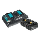 Starter Charger Pack Makita 18V Lxt Lithium Ion BL1850B2DC2 5.0AH Battery Dual. Fixed Price $523.99.
