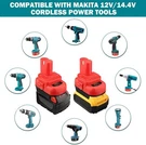 Battery Adapter For Milwaukee 18V Makita 12V 14.4V Tool DM18PA14. Fixed Price $18.99.