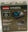 Makita ADBL1840BDC1 Outdoor Adventure 18V Lithium Ion Battery & Charger Starter. Fixed Price $119.00.