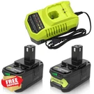 Enermall 2PK 8000MAH P108 Battery Charger Ryobi 18V P117. Fixed Price $100.99.