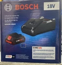 Bosch GXS18V-15N15 Volt Li-ion Starter Kit Charger & 4.0 Ah Battery. Fixed Price $79.95.