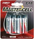 Dorcy 41-1628 Mastercell Long-lasting Aa-cell Alkaline Manganese Battery, 8-PACK. Fixed Price $11.29.