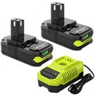 Moticett 3.6AH Battery Ryobi 18V Replacement 2-PACK Includes Charger Compat. Fixed Price $88.47.