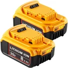 2PACK Lithium Ion Battery For Dewalt Volt Max 8.0AH DCB205 DCB206 DCB200. Fixed Price $31.99.