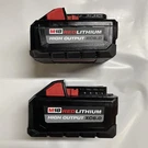 Pack Genuine Milwaukee M18 Xc Amp 18V Lithium Battery 48-11-1865 48-11-1862. Fixed Price $145.00.