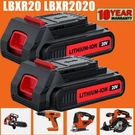 2X New 20V Lithium-ion 3.8AH Battery For Black+decker LBXR2520 LBXR2020. Fixed Price $28.98.