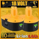 8.0AH DC9182 V For Dewalt Lithium-ion Battery Xrp DC9096 DC9098 DC9099 DE9096. Fixed Price $155.99.