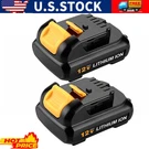 2X 3.0AH For Dewalt 12V Max Lithium Ion Battery DCB120R DCB127 DCB122. Fixed Price $20.19.