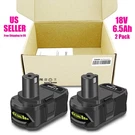 New 2PACK 6.5AH For Ryobi 18V 6.0AH High Capacity Battery Plus One P193 P108. Fixed Price $59.99.