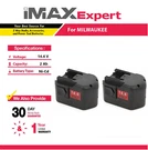 2X 14.4V 2AH Nicd Battery For Milwaukee 48-11-1000, 48-11-1014, 48-11-1024. Fixed Price $54.49.
