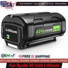 1-PACK 6.0AH Battery For Ryobi Volt Lithium-ion OP4050 OP40602 OP40261. Fixed Price $49.99.