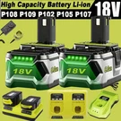 For Ryobi P108 P106 18V One Plus High Capacity 8000MAH Lithium-ion Battery. Fixed Price $21.59.