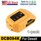 New DCB094K For Dewalt Cordless 18 20 Volt Usb Port/type Fast Charger. Fixed Price $13.64.