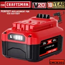 6.0AH Volt Max For Craftsman V20 Li-ion Battery CMCB206 CMCB204 CMCB202 New. Fixed Price $29.99.