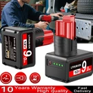 2X For Milwaukee M12 12V Lithium 9.0AH Extended Capacity Battery 48-11-2401. Fixed Price $19.99.