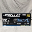 Hercules 20V Li-ion Variable Speed Brushless Oscillating Multi-tool (HCB42B). Fixed Price $59.95.