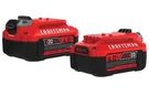 Craftsman V20 Lithium Battery, 2-PACK, 4.0AH, Led Charge Indicator (CMCB204-2). Fixed Price $144.00.