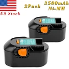 2X 3500MAH 14.4V Ni-mh Battery For Ridgid 130252003 130254002 130254008 R83015. Fixed Price $45.91.
