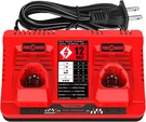 Ahomtikk 12V Dual-port Charger Replacement For Milw Red. Fixed Price $42.60.