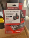 Craftsman C3 Nicd 19.2V Power Tool Battery Pack Black Mpn 911375. Fixed Price $29.00.