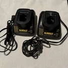 (2) Dewalt DW9118 7.2V-14.4V Nicd Battery Charger Oem Genuine Work Great. Fixed Price $29.99.