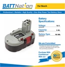 18V 3AH Nimh Battery For Bosch BAT025 BAT026 BAT160 BAT180 BAT181 3453-01. Fixed Price $42.45.
