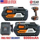 For Ridgid R840085 6.0AH Lithium Battery 6000MAH Rigid 18VOLT R840087 Power Tool. Fixed Price $44.39.