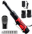 3/8" Cordless Electric Ratchet Wrench SET,18V With 2 Packs Lithium-ion Battery. Fixed Price $48.90.
