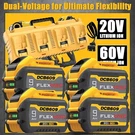 4PACK 9.0AH For Dewalt 20V/60V Max Battery Lithium-ion DCB609 Ports Charger. Fixed Price $199.00.