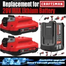 For Craftsman 20VOLT Max Lithium-ion Battery CMCB204 CMCB202 CMCB201 / Charger. Fixed Price $160.00.