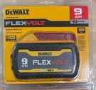 Dewalt DCB609 20V/60V Max Flexvolt 9.0AH Lithium-ion Battery Tool Batteries New. Fixed Price $129.96.
