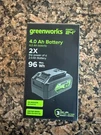 Brand New! Greenworks 24V 4.0AH Usb Battery 96 Max Wh- BAG709-. Fixed Price $29.99.