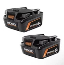 New 2 Pack Genuine Ridgid 18V 6.0AH Lithium Ion Battery Max Output AC840060PN. Fixed Price $215.00.