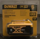 Dewalt DCB206 20V Max Premium Xr 6.0AH Lithium-ion Battery Same Day Free Us Ship. Fixed Price $49.99.