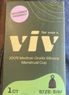 Viv 100% Medical Grade Silicone Menstrual Cup. Fixed Price $18.75.