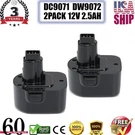 2PACK Nimh Battery For Dewalt DC9071 DW9072 DW9071 DE9075 DE9074 DE9072 Tool. Fixed Price $32.99.