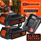 Pack New Lithium-ion Battery / Charger For Black Decker Volt LBXR20 LB20. Fixed Price $39.00.