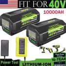 Pack For Ryobi 40V Lithium-ion 10AH/8.0AH Battery & Charger OP4050 OP40602A. Fixed Price $72.99.