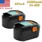 2PCS 3.5AH Ni-mh Battery For Ridgid R83015 130252003 130254002 14.4V Power Tools. Fixed Price $43.61.