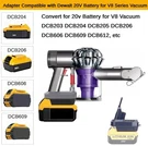 Long Fit DM18DSV7V8 Battery Adapter Converter Dyson Vacuum Cordless V7/V8 - Gray. Fixed Price $26.88.