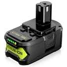 18V 8.0AH Battery For Ryobi P108 +plus P107 Lithium-ion High Capacity Tools New. Fixed Price $21.79.