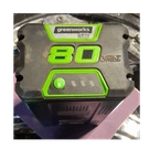 Greenworks Pro 80V Lithium-ion Battery 288WH Model 2920402 Black. Fixed Price $75.99.