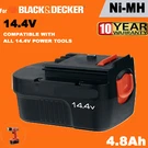 Upgraded For Black And Decker 14.4V 14.4-VOLT Battery Ni-mh HPB14 FSB14 4.8AH. Fixed Price $22.98.