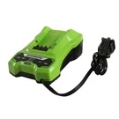 Greenworks 24V 2A Charger, CAG801. Fixed Price $49.99.