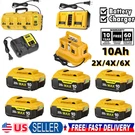 New 10AH Battery & Charger Kit For Dewalt Volt Max DCB206 DCB201. Fixed Price $169.99.