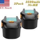2PCS 3.5AH Ni-mh Battery For Ridgid B1414G 130252003 130254002 130254008 Tools. Fixed Price $45.89.