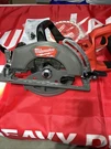 Milwaukee 2930-20 M18 Fuel 7-1/4" Rear Handle Circular Saw New Open Box. Fixed Price $267.00.