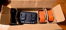 Voltask 24V Li-ion Dual Port Charger + Batteries 4.0AH B-20-4 Open Box. Fixed Price $107.91.
