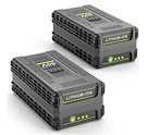 Greenworks 80V Lithium-ion Battery GW8060 3500MAH 2X Compatible GBA80400 GBA805. Fixed Price $75.00.
